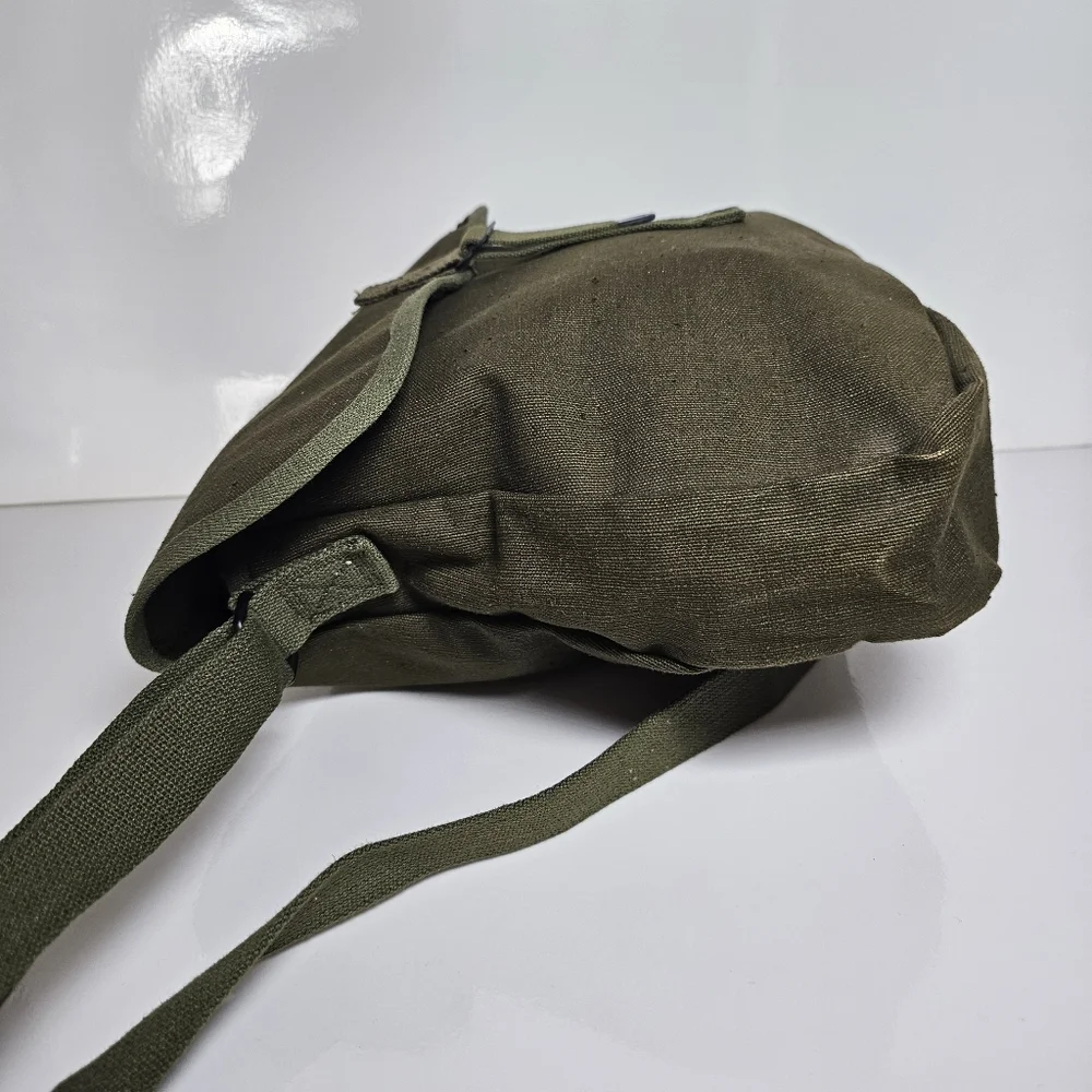 Vtg Kumfort Utility BSG by Byer Mfg Co Orono Maine US - Olive Green Canvas Bag